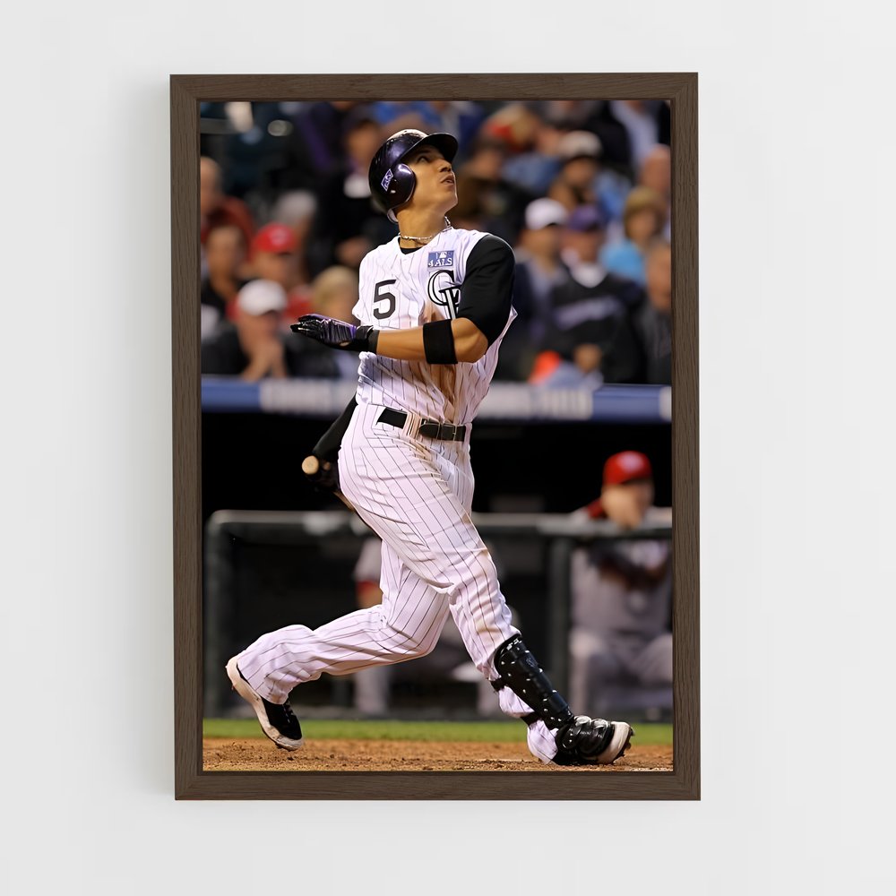Poster Carlos sprint – affiche Baseball (vue 5)
